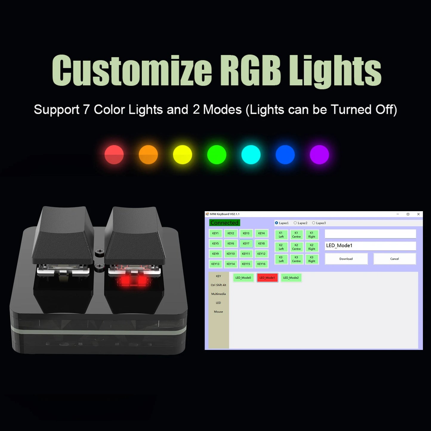SIKAI™ Programmable Macro Keys RGB