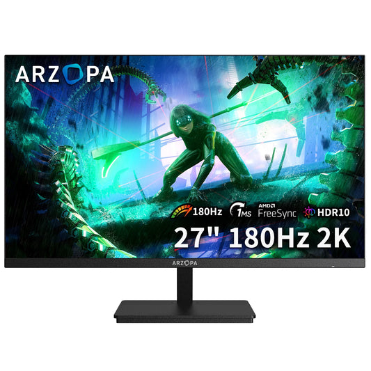 ARZOPA™ 27 inch 180hz gaming monitor QHD